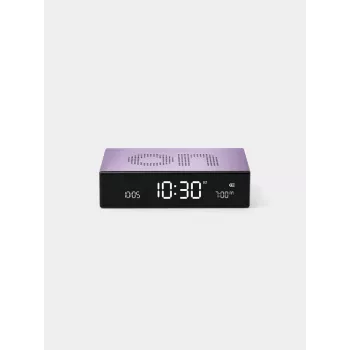Réveil double face LEXON Flip Premium Purple LR152LL