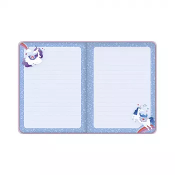Janod Unicorn Dreamland Elastic Band Notebook, 6+