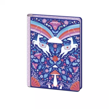 Kit de papeterie Janod Dreamland licorne 40 pièces - invitations, cartes de remerciement, enveloppes, autocollants, stylo