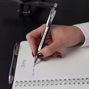 Stylo bille Schneider Slider Rave XB corps noir encre bleue extra large 1,4 mm lot de 4 (3+1 gratuit) 132584