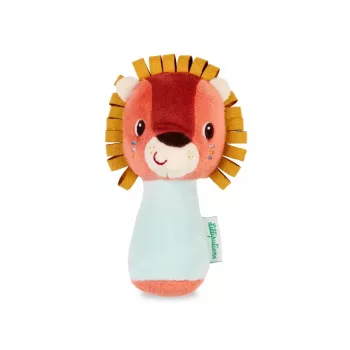 Hochet et jouet bruiteur souple Lilliputiens Jack le lion 3m+