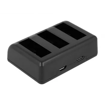 Chargeur triple canal Newell SDC-USB pour batteries DJI Osmo Action BCX204