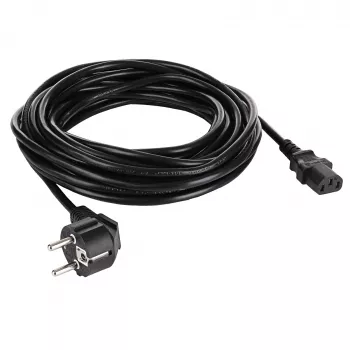 Câble d'alimentation Akyga AK-PC-08C CEE 7/7 vers IEC C13 10 m noir