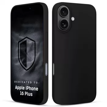 3MK PROTECTION Apple iPhone 16 Plus - Coque 3mk Hardy Mellow noire