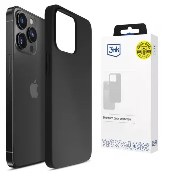 3MK PROTECTION Apple iPhone 16 Pro Max - Coque 3mk Hardy Mellow noire
