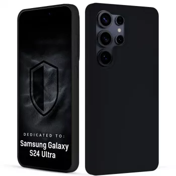 3MK PROTECTION Samsung Galaxy S24 Ultra - Coque 3mk Hardy Mellow noire