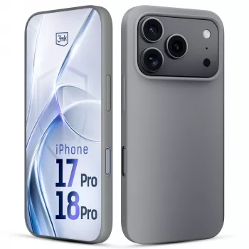 Coque 3MK PROTECTION Hardy Mellow pour Apple iPhone 17 Pro, grise