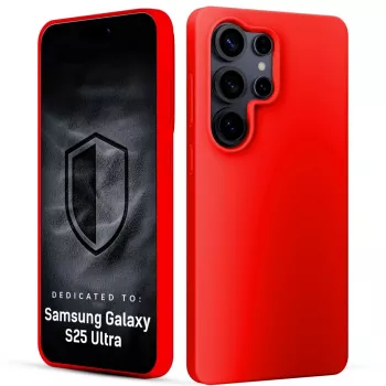 Coque 3MK PROTECTION Hardy Mellow pour Samsung Galaxy S25 Ultra, rouge