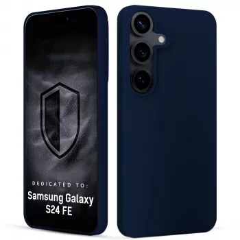 Coque 3MK PROTECTION Hardy Mellow pour Samsung Galaxy S24 FE, bleu foncé