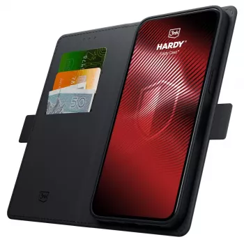Coque 3MK PROTECTION Hardy Foldy pour Xiaomi 14 Pro, noire