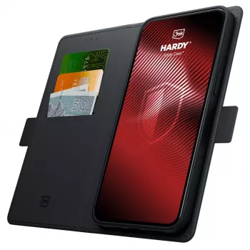 Coque 3MK PROTECTION Hardy Foldy pour Xiaomi 14 Ultra, noire