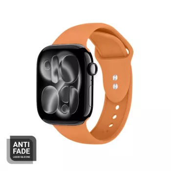 Crong Liquid Strap bracelet pour Apple Watch 38/40/41/42 mm (orange)