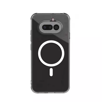 Coque magnétique Crong Hybrid Clear pour Nothing Phone 4a, compatible MagSafe, transparente