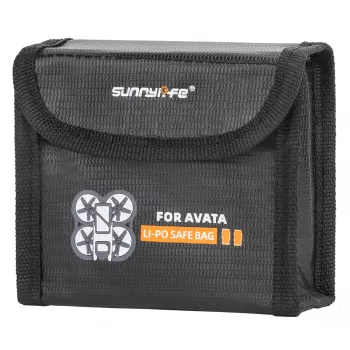 Étui de protection SUNNYLIFE pour 2 batteries DJI Avata, coque rigide EVA, noir