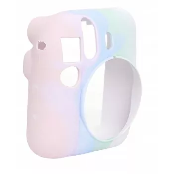 Étui en silicone LOVEINSTANT pour Fujifilm Instax Mini 12 - Couleurs pastel