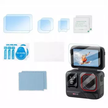 Kit de protection SUNNYLIFE 6 protections d'objectif + 2 protections d'écran pour Insta360 Ace Pro 2 Camera BHM917