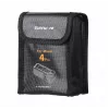 Sac ignifuge de rangement pour batteries SUNNYLIFE pour DJI Mavic 4 Pro, pour 2 batteries, noir