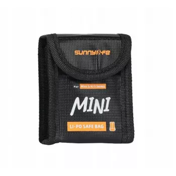 Sac ignifuge de sécurité pour batterie SUNNYLIFE pour DJI Mini 5/4/3 Pro/3, Lito 1, Lito X1 - 1x batterie