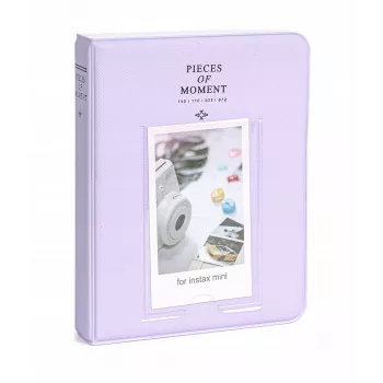 Album photo LOVEINSTANT pour 64 photos compatible avec Fuji Instax Mini 13 12 11 40 41 99 Evo Link / violet
