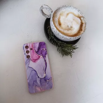 TECH-PROTECT Coque arrière pour Xiaomi Redmi Note 13 Pro 5G / Poco X6 5G, motif marbre, blanc/Gris, Hybride TPU + PC