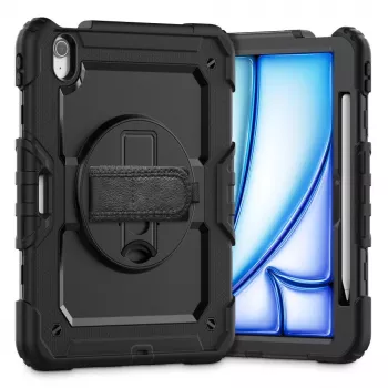 Tech-Protect Solid360 Étui pour iPad Air 11 inch 6/7/8 (2024-2026) - Noir