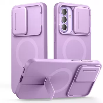 Tech-Protect Kevlar Aura Coque MagSafe pour Samsung Galaxy A57, Violet
