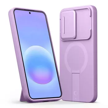 Tech-Protect Kevlar Aura Coque MagSafe pour Samsung Galaxy A57, Violet