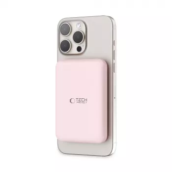 TECH-PROTECT PB10 LIFEMAG Batterie externe MagSafe 5000mAh Rose