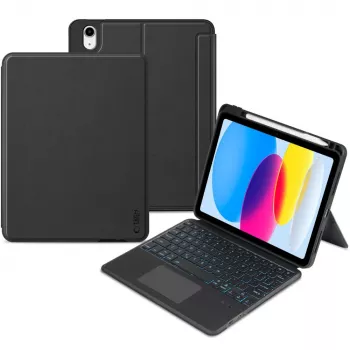 Stylet + clavier Tech-Protect SCMAG pour iPad 10,9 inch 10e génération 2022 / 11 inch 2025, noir