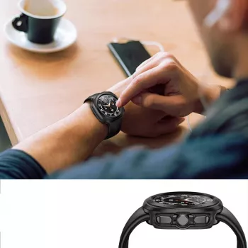 Coque de protection TECH-PROTECT DEFENSE360 pour Samsung Galaxy Watch Ultra (47 mm) noire