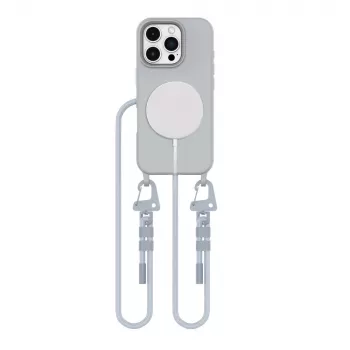 Tech-Protect Magnecklace Coque MagSafe pour iPhone 16 Pro Gris