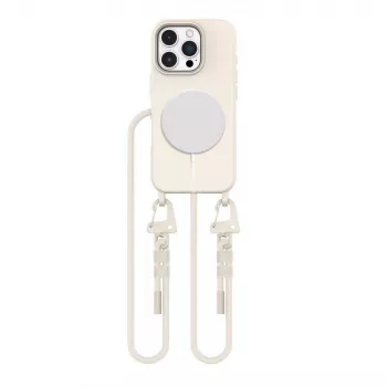 Collier MagSafe Tech-Protect Magnecklace iPhone 16 Pro Max Latte