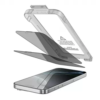 Protection d'écran confidentialité TECH-PROTECT Quick Set SPY+ lot de 2 pour iPhone 16 Pro Max