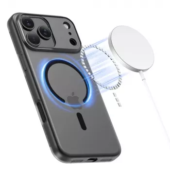 Coque arrière Tech-Protect Magslim MagSafe pour iPhone 17 Pro Max noir mat