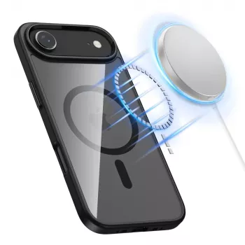 Coque arrière Tech-Protect Magmat MagSafe pour iPhone 17 Air noir/transparent