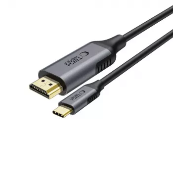 Câble TECH-PROTECT UltraBoost USB-C vers HDMI 2.0 4K 60 Hz 180 cm noir