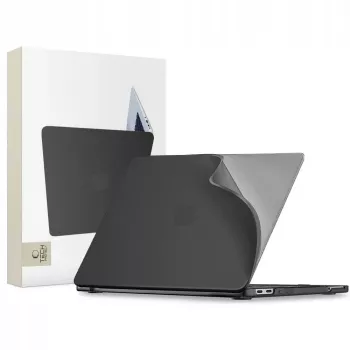 Coque rigide de protection Tech-Protect Softshell pour MacBook Neo 13 2026 noir mat