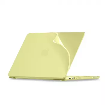 Coque rigide Tech-Protect Softshell pour MacBook Neo 13 2026 agrumes mat