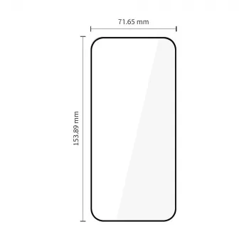 Protection d'écran Glass Fit+ Tech-Protect lot de 2 pour Xiaomi 17T, noire