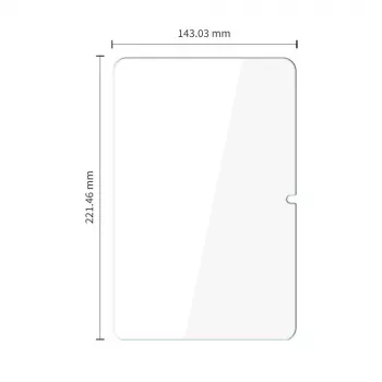 Protection d'écran en verre trempé Glass Fit+ TECH-PROTECT pour Xiaomi Redmi Pad 2 9.7 - lot de 2, transparente