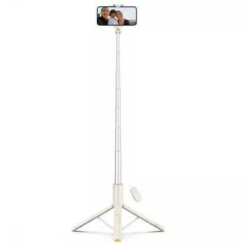 Perche à selfie et trépied Tech-Protect L09S beige