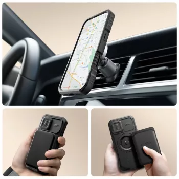 Coque TECH-PROTECT KEVLAR MAGSAFE IPHONE 17 noire