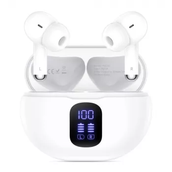 Écouteurs sans fil TECH-PROTECT ULTRABOOST TWS Earphone Pro G2 blancs