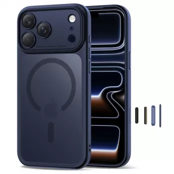 Coque TECH-PROTECT MAGPEAK MAGSAFE CC IPHONE 17 PRO MAX MATTE DEEP BLUE