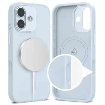 Coque MagSafe UNIQ TECH-PROTECT pour iPhone 17 Mist Blue