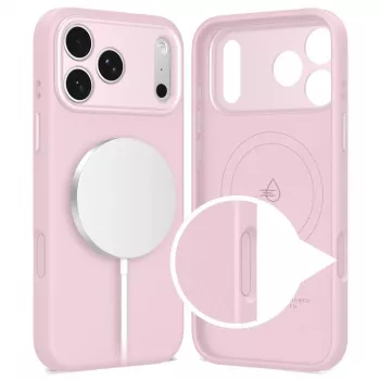 Coque arrière Tech-Protect Uniq MagSafe iPhone 17 Pro Max rose
