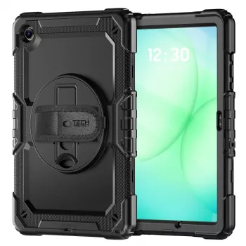 Coque Tech-Protect Solid pour Samsung Galaxy Tab A9+ / A11+ PLUS 11.0 X210 / X215 / X216 / X230 / X235 / X236, noire