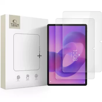Protection d'écran en verre trempé Glass Fit+ TECH-PROTECT lot de 2 pour Lenovo IdeaTab Plus 12.1 TB-361 transparente