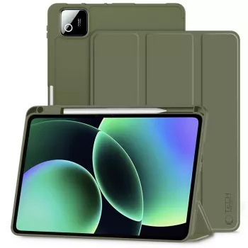 Étui pour stylet SC Pen Tech-Protect pour Xiaomi Pad 7 / 7 Pro / 8 / 8 Pro 11.2, Pine Green