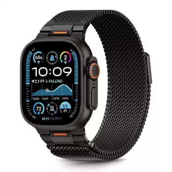 Tech-Protect Milano Vanguard pour Apple Watch 8 / 9 / 10 / 11 / SE / Ultra (44 / 45 / 46 / 49 mm) noir